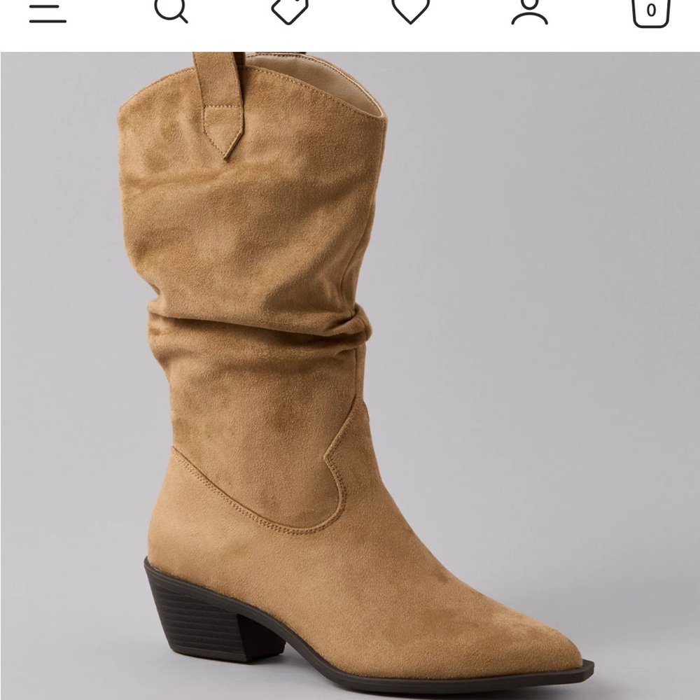 American Eagle Outfitters Tan Heeled Boots